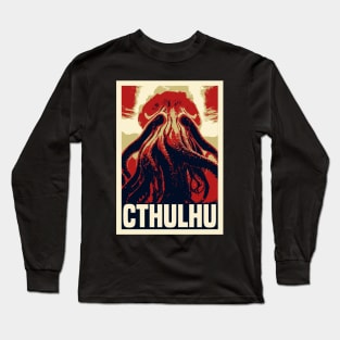 Cthulhu Pop Art Style Long Sleeve T-Shirt